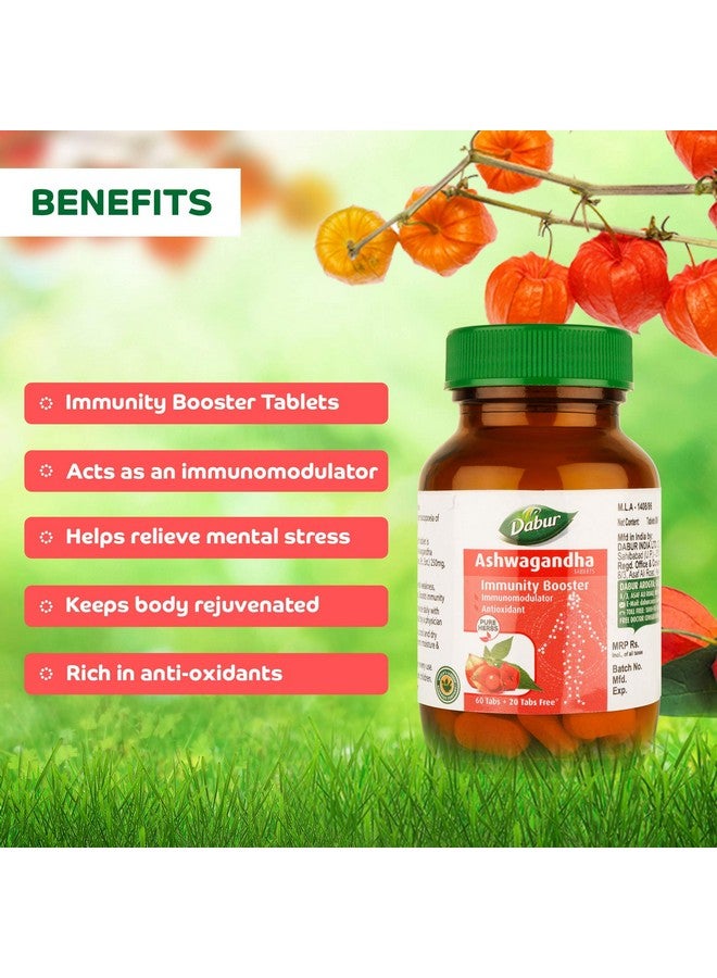 Dabur أقراص دابر أشواغاندا - معزز المناعة | غني بمضادات الأكسدة - 60 قرص - Image 3