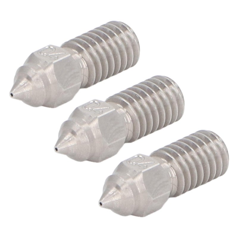 3PCS Stainless Steel 3D Printer Nozzle M6 Thread 1 75mm 0 4mm - Image 2