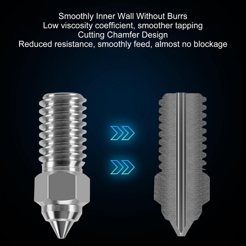 3PCS Stainless Steel 3D Printer Nozzle M6 Thread 1 75mm 0 4mm - Image 5