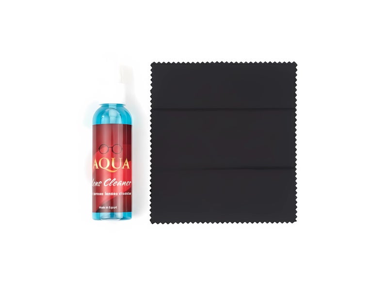 100ml Glasses and Screen Cleaner Remove Fingerprints, Grease and Dust, Increase Image Clarity and Quality, Perfect for Cameras, Mobile & Laptop + Microfiber Cleaning Wipe. - Image 1