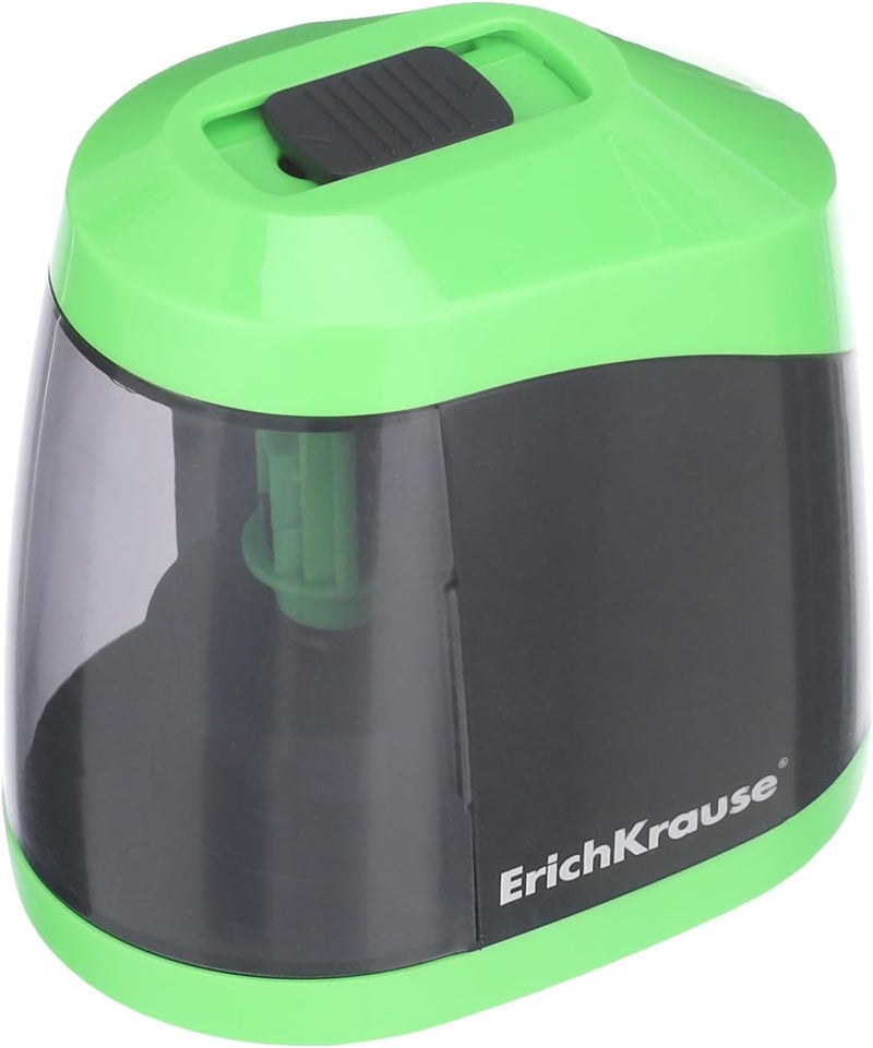 ErichKrause Spiral Electric Pencil Sharpener with Container- multi color - Image 1