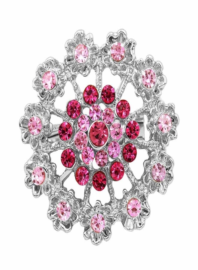 Ezing 12pcs Lot Crystal Brooch for Wedding Bouquet (G) - Image 2