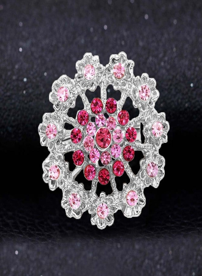 Ezing 12pcs Lot Crystal Brooch for Wedding Bouquet (G) - Image 4