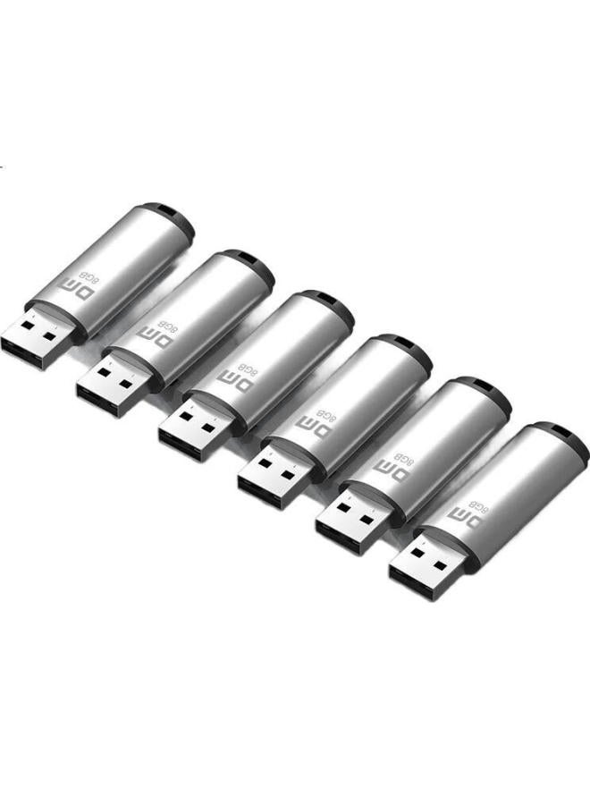 Dm Daimai 8Gb Usb2.0 Flash Drive Pd204 Silver Bid And Tender Small Usb Drive For Corporate Bidding, Computer And Car Use - Image 1