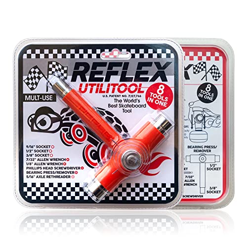 Reflex Skate Tool - Multi-Function Portable Tool Accessory for a Skateboard, Longboard, and Roller Skates - Image 3