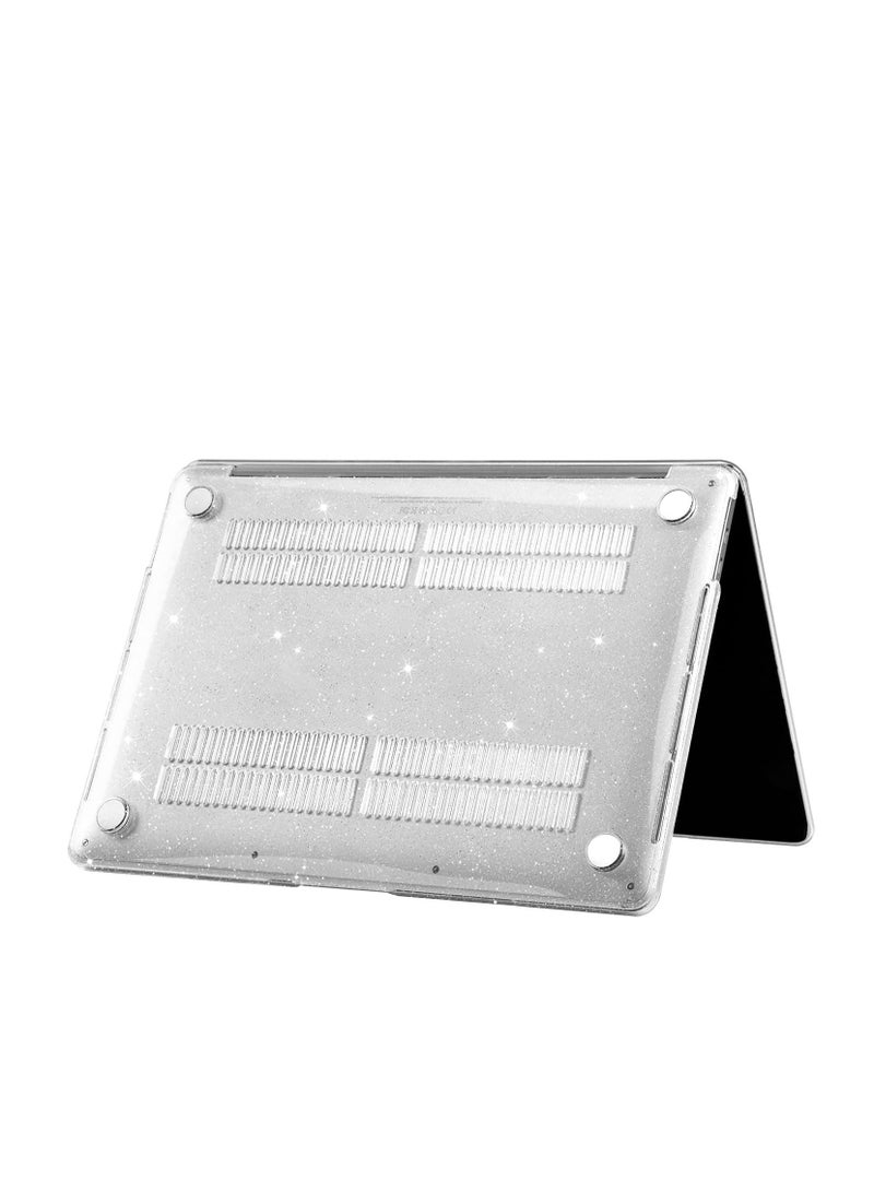 Glitter Case for MacBook Pro 14 Inch 2026--2021 Release M5/M4/M3/M2/M1 Chip A3434/A3427/A3426/A3112/A3185/A3401/A2992/A2918/A2442/A2779, Plastic Hard Shell Case--Glitter Clear - Image 4
