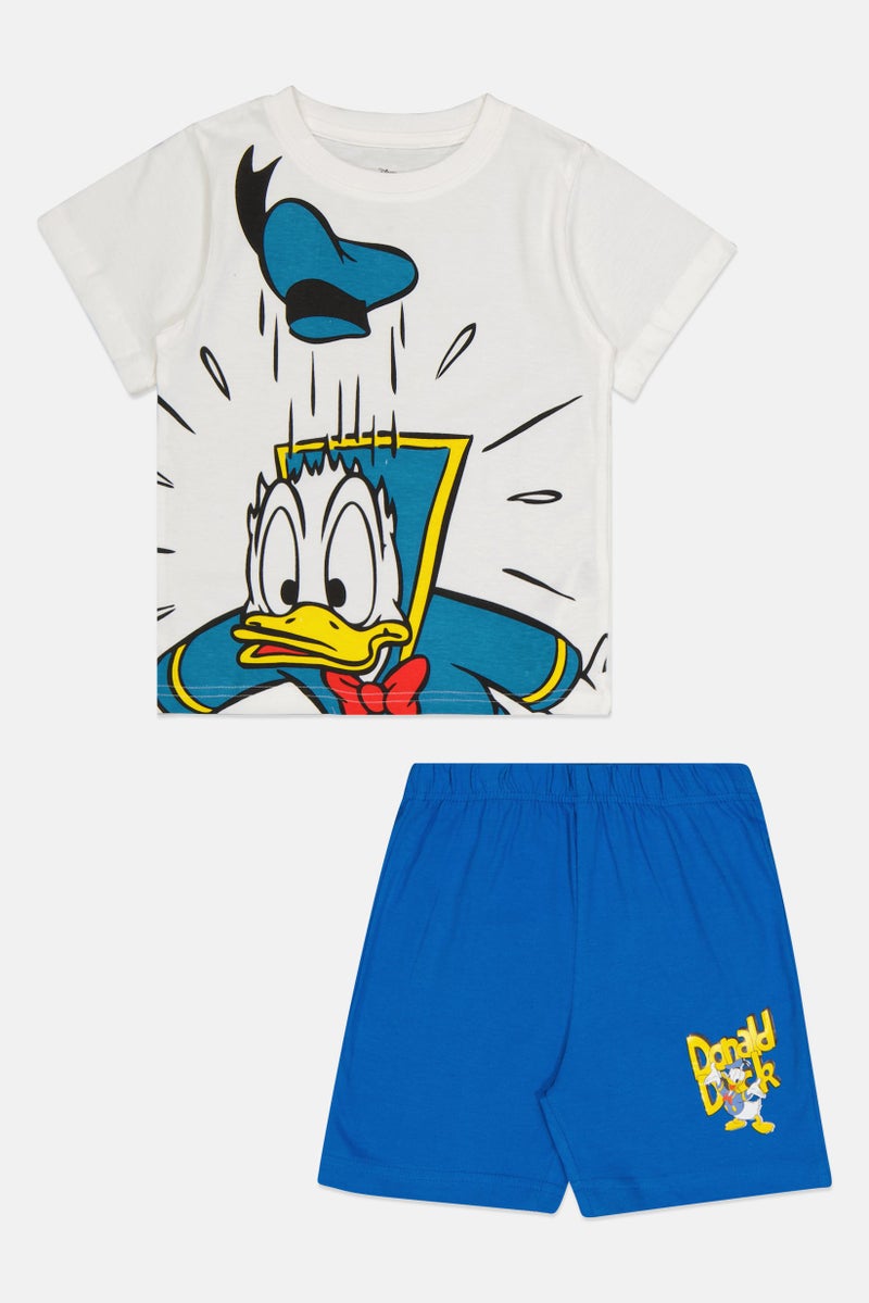 Disney طقم بيجامة مكون من 2 قطعة للأولاد الصغار بتصميم ميكي ماوس، متعدد الألوان - Image 1