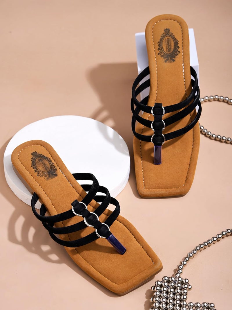 Shoetopia Stylish Solid Flats For Women - Image 5