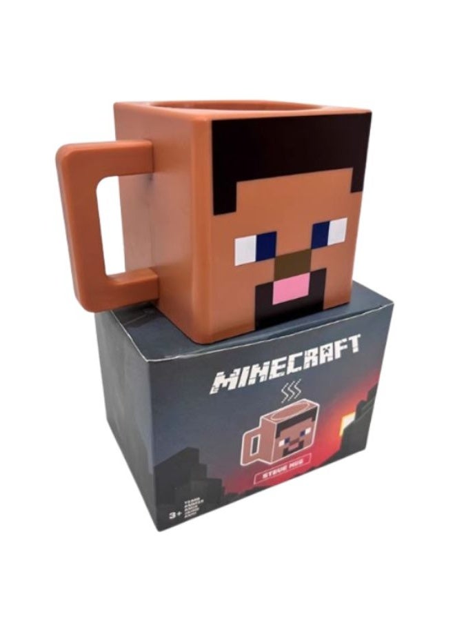 ماين كرافت كوب ستيف من ماين كرافت - كوب قهوة بني مربع للاعبين