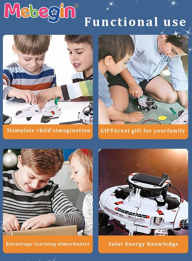 MEBEGIN DIY Assembled Toys, 6-in-1 Space Fleet, Space-themed Assembled Toy, Creative Building Educational Science Kit, Fun Exploring Space Set, Ideal Gift for Kids Aged 8+ - Image 5