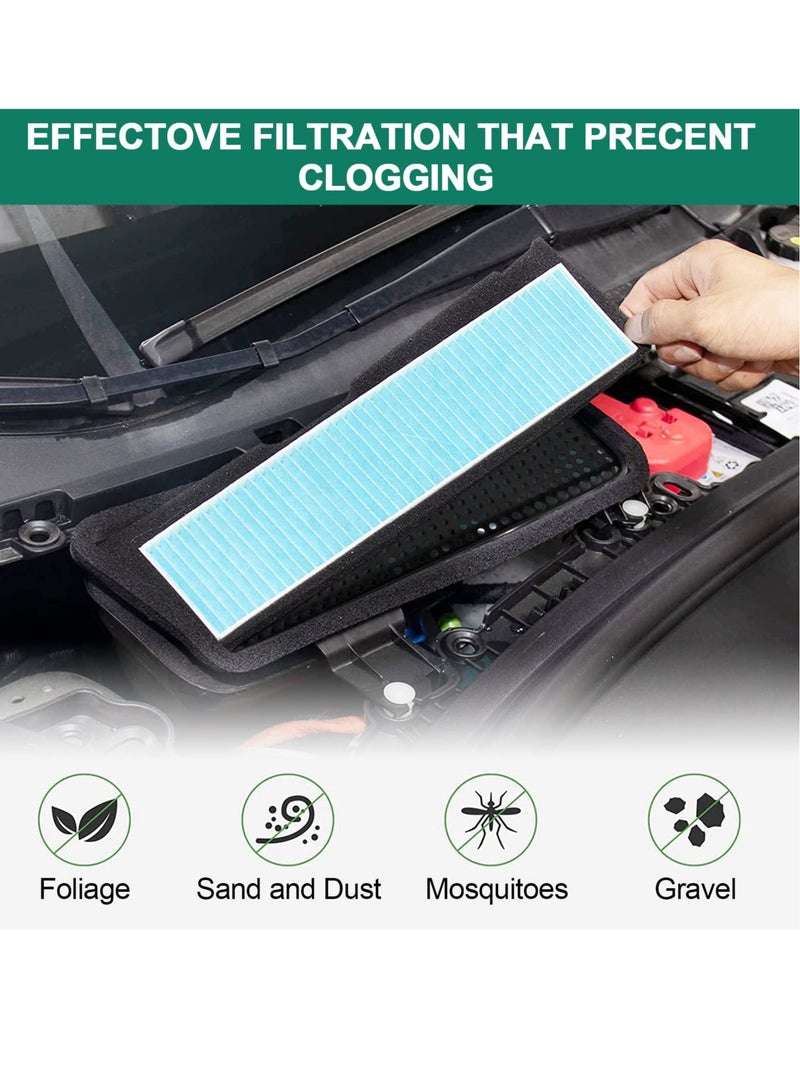 SOLARAE 2021-2023 Model 3 Air Filter, Air Intake HEPA Filter, for Tesla Model 3 2023 - 2021 Air Inlet Vent Covers A/C Internal Filter Vehicle Replacement External Accessories - Image 4