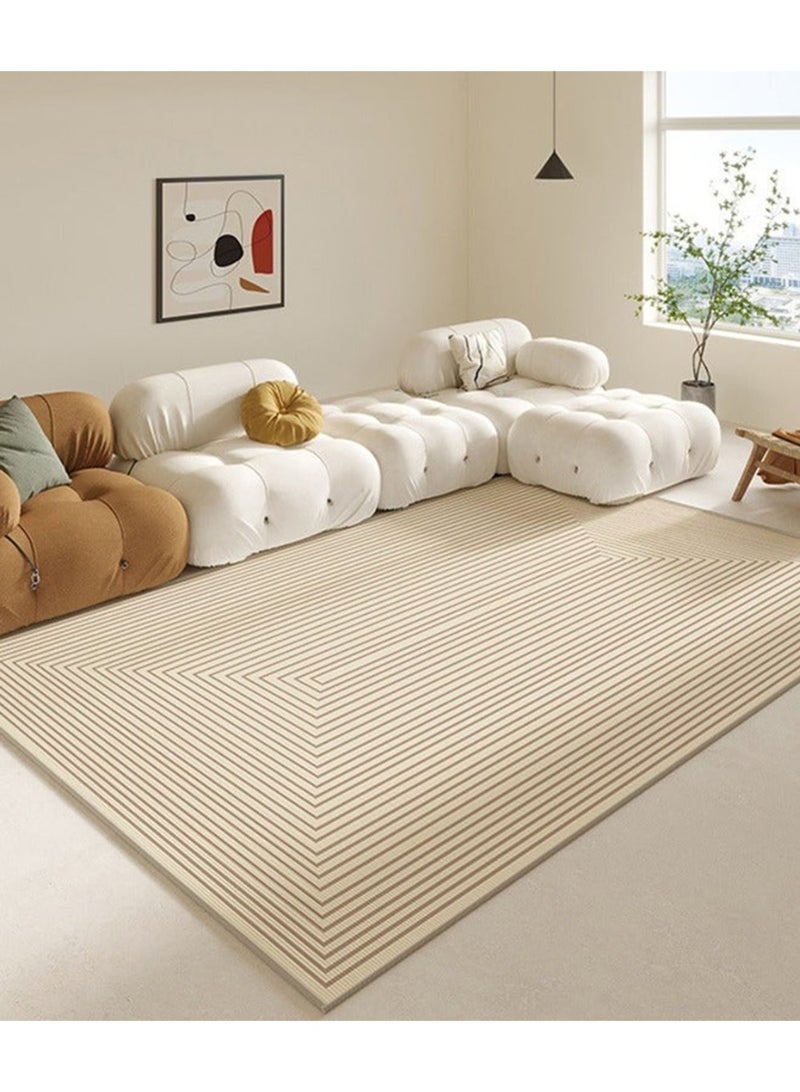 Arabest Non Slip Large Area Rug, Simple Washable Living Room Rugs, Soft Handfeel Stain Resistant Carpet, Modern Style Decorative Bedroom Area Rugs, Rectangular Rugs for Coffee Table Sofa Blanket Indoor Kids Home Decorative Floor Mat - Image 1