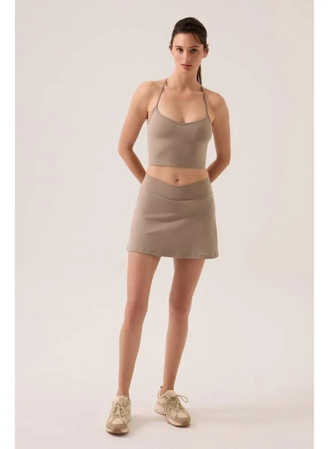 Los Ojos x Ece Vizon 2-Layer Tennis Skirt.
