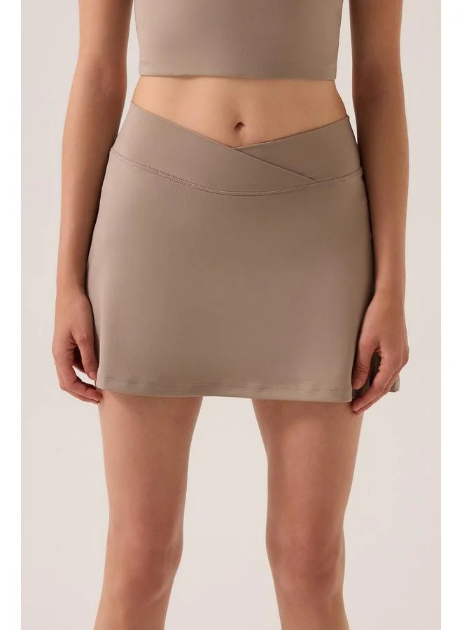 Los Ojos x Ece Vizon 2-Layer Tennis Skirt.