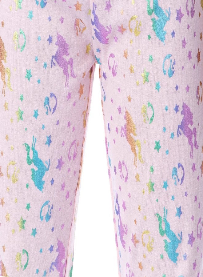 INTIMO Mattel Girls' Barbie Dream Team Unicorn Best Friend Sleep Pajama Set (10) - Image 5