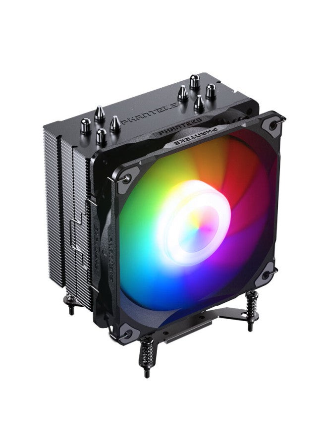 Phanteks Polar Boreas S4 Black Single Tower Argb Lighting Reverse Gravity 4 Heatpipe Direct Touch Intel Cpu Air Cooler