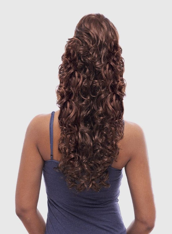 VANESSA Express Curl Medium Long Length Wavy Style Synthetic Drawstring with Bundle Wrap - STB BILOW (30M) - Image 3