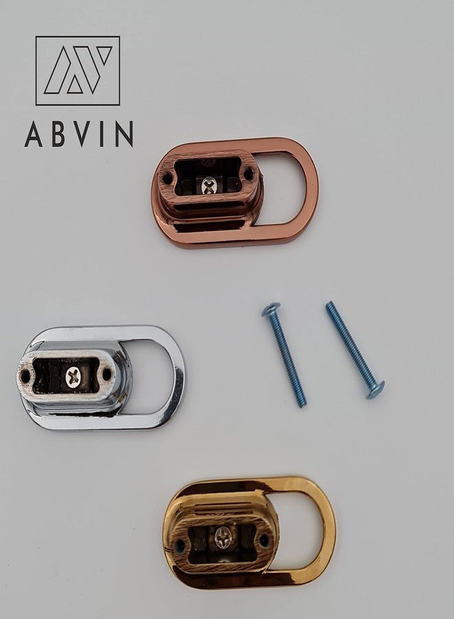 ABVIN White Golden Drawer Knobs - Unique Cabinet Pulls, Beautiful Drawer Decorative Dresser Drawer Pulls Home & Kitchen Decor - 1 Pcs - Image 4