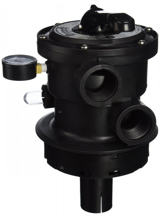 Haywards Hayward SP0714T VariFlo Top-Mount Multiport Valve, Black 