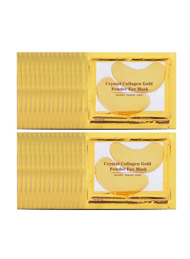 CAHIUYOA 30 Pairs Gold Eye Mask Under Eye Patches for Dark Circles and Puffy Eyes Moisturizing Under Eye Mask Reduce Eye Bags - Image 1