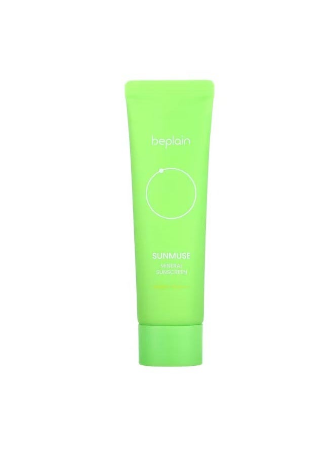 beplain Sunmuse Mineral Sunscreen SPF 50 PA 1.69 fl oz 50 ml  - Image 1