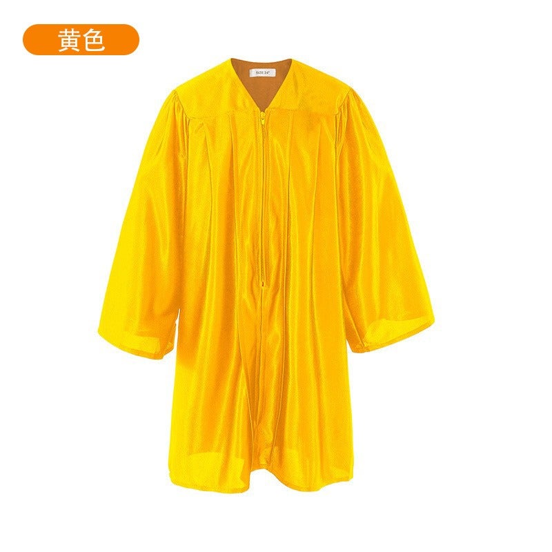 Jing Zhe Rui 2026 New Kids Graduation Gown Set with Cap - Kindergarten Elementary School Ceremony Dress, Knit Fabric, Unisex, Sizes 21-36 - Image 1