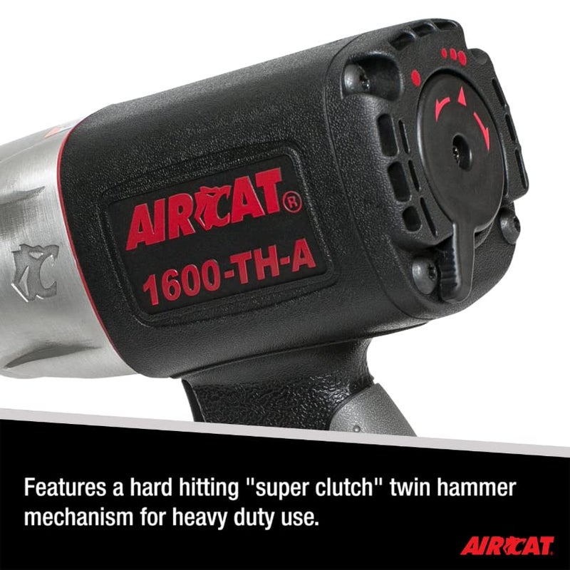 AirCat أدوات هوائية AIRCAT 1600-TH-A: مفتاح صدمات مركب 1600 قدم-رطل من عزم الدوران - 3/4 بوصة - Image 3