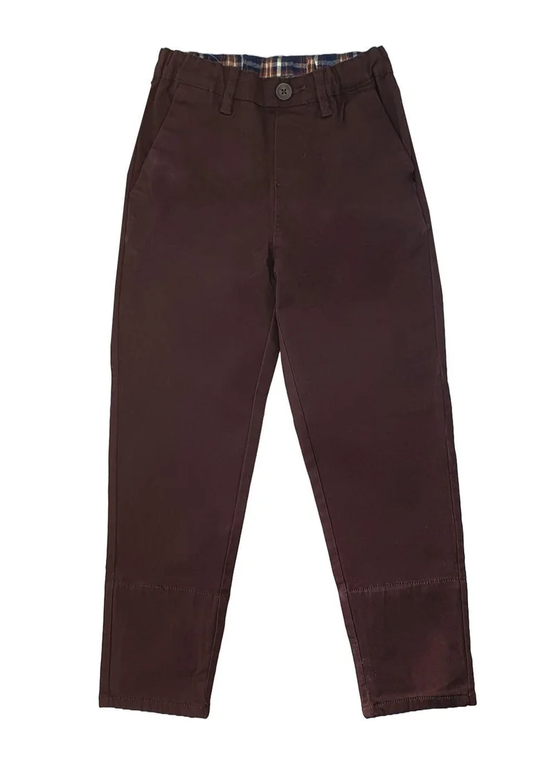 GIORDANO Junior Twill Stretch Mid Rise Regular Tapered Fit Elastic Waist Pants