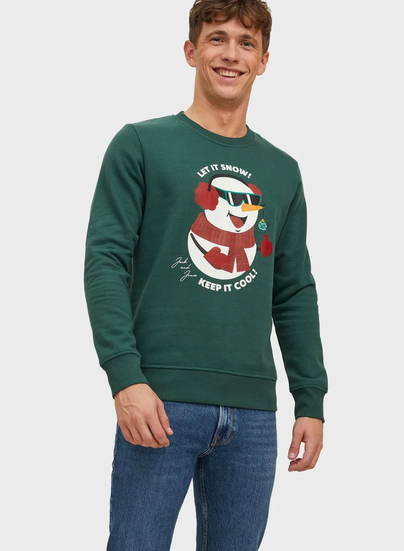 JACK & JONES Graphic Sweatshirt
