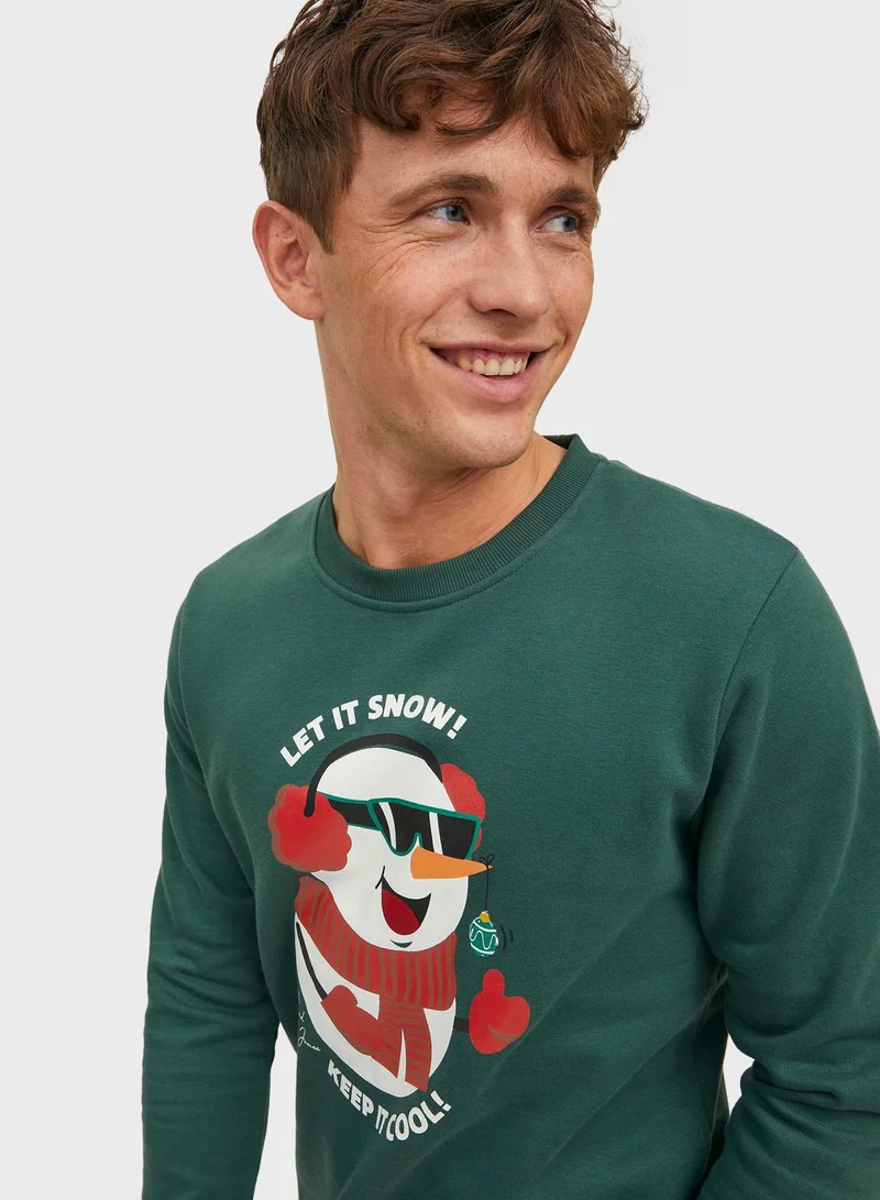 JACK & JONES Graphic Sweatshirt