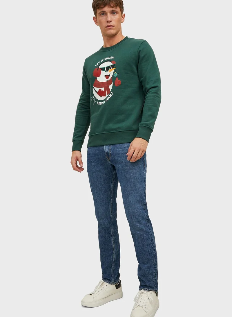 JACK & JONES Graphic Sweatshirt