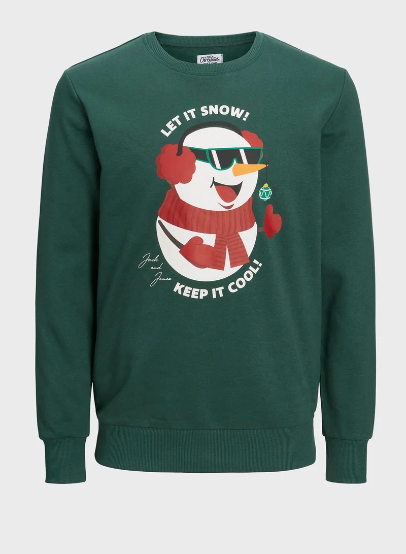 JACK & JONES Graphic Sweatshirt