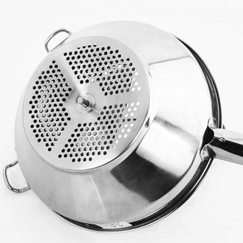 Strainer: 18/10 Stainless Steel - Rust-Resistant & Food-Safe Kitchen Tool for Smooth Purees Jams, Home Professional Kitchens - Image 5