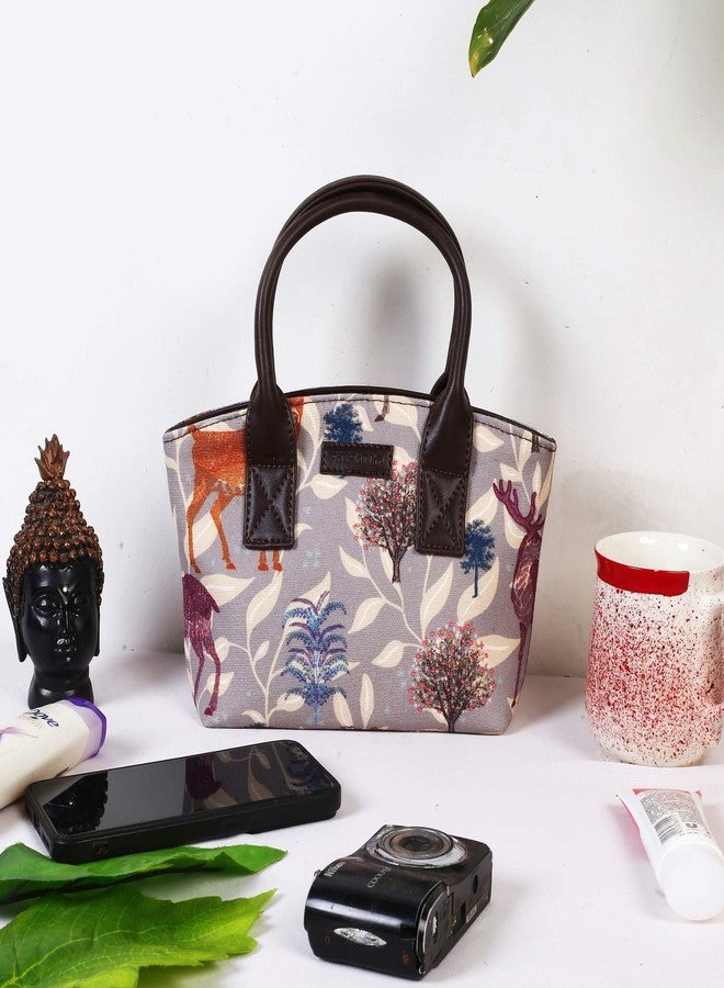 Fatfatiya Deer Motif Cute Little Handbag for Women's & Girls, Small size mini handbag wedding, party, dinner, casual bags for women - Image 5