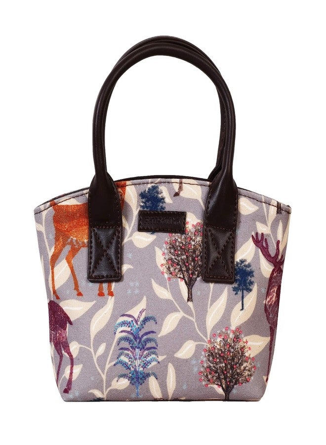 Fatfatiya Deer Motif Cute Little Handbag for Women's & Girls, Small size mini handbag wedding, party, dinner, casual bags for women - Image 1