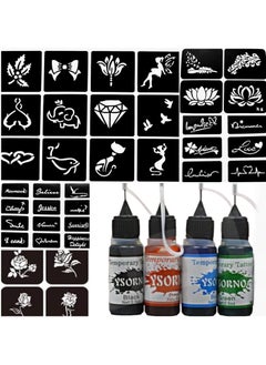 Generic Tattoo ink 4, with 100 cut-out images for drawing  - Image 1