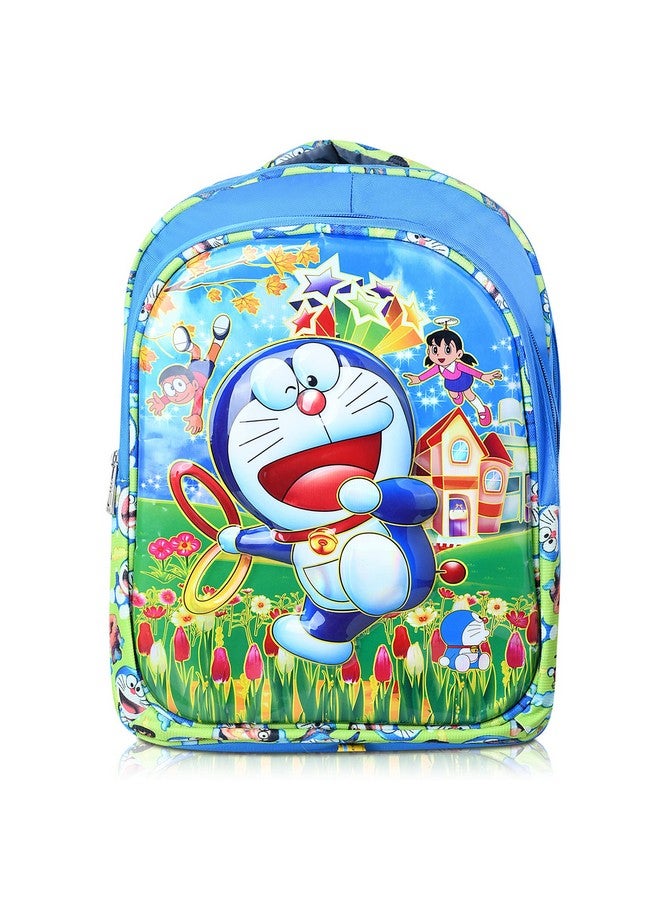 Stylbase Doraemon 3d School Bag For Boys And Girls Cartoon Printed Waterproof Backpack Bag Ideal For Small Kids Bag UKG Nursery 1st Class Girls School Bags 5-7 years 15 Inches - Image 1