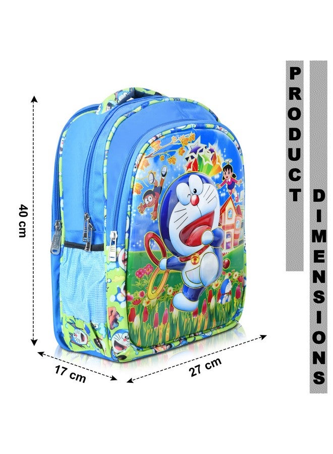Stylbase Doraemon 3d School Bag For Boys And Girls Cartoon Printed Waterproof Backpack Bag Ideal For Small Kids Bag UKG Nursery 1st Class Girls School Bags 5-7 years 15 Inches - Image 5