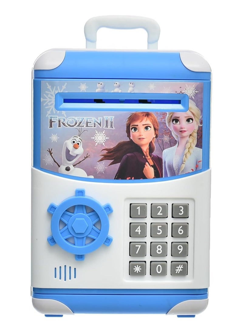 TOY GARDEN - Electronic Money Bank for Kids with Password Lock & Auto Scroll - Frozen 2 Themed Mini ATM Coin Bank, Perfect Gift for Boys & Girls - Image 1