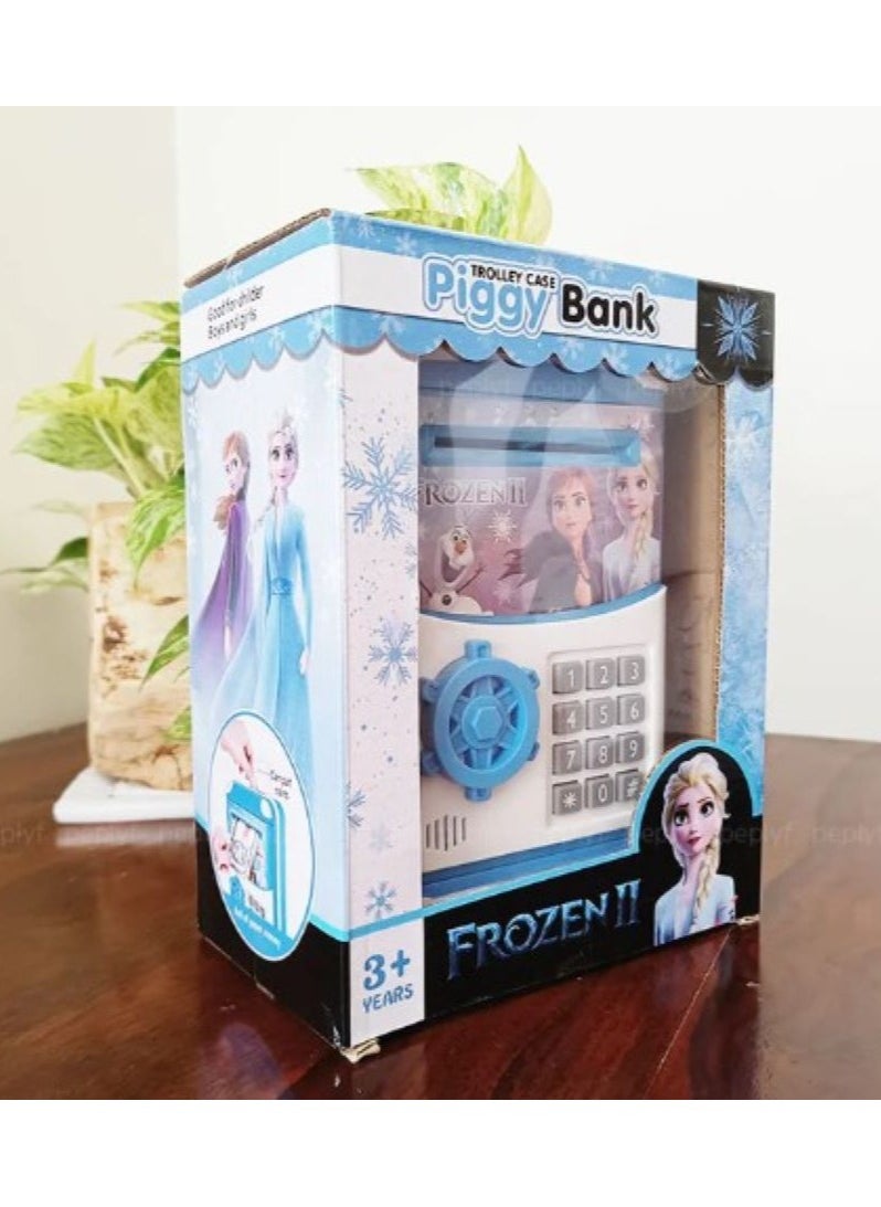 TOY GARDEN - Electronic Money Bank for Kids with Password Lock & Auto Scroll - Frozen 2 Themed Mini ATM Coin Bank, Perfect Gift for Boys & Girls - Image 1