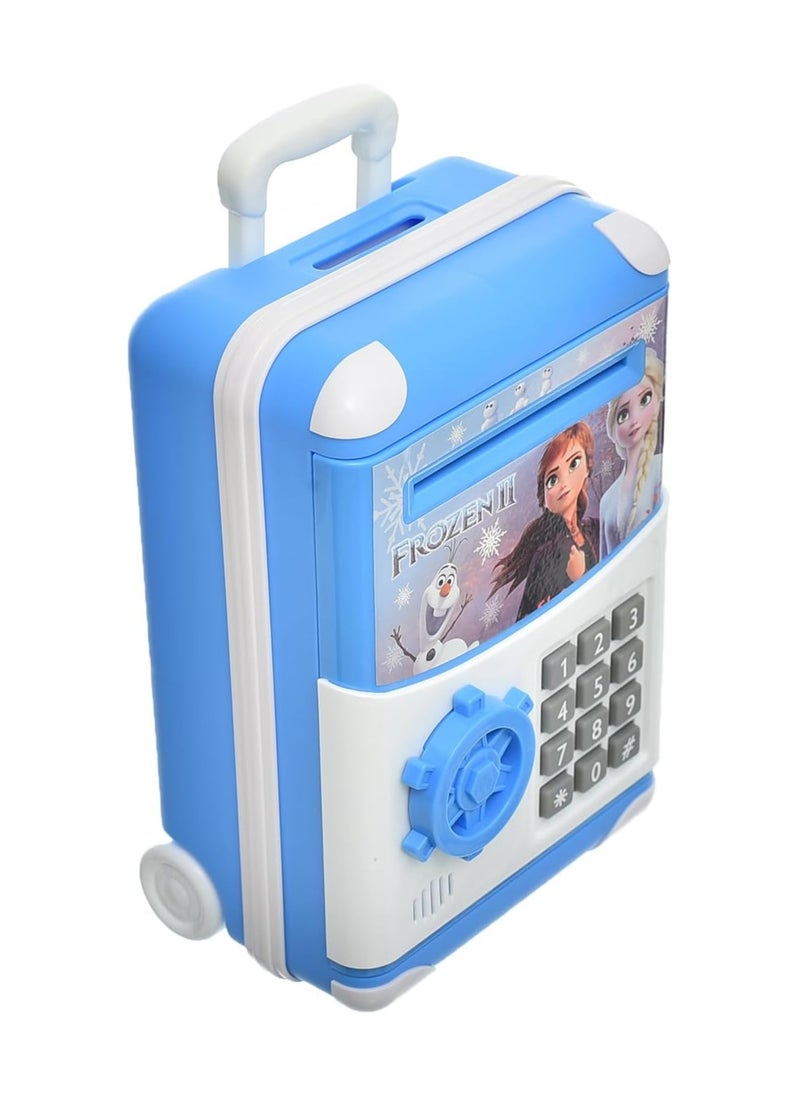 TOY GARDEN - Electronic Money Bank for Kids with Password Lock & Auto Scroll - Frozen 2 Themed Mini ATM Coin Bank, Perfect Gift for Boys & Girls - Image 1