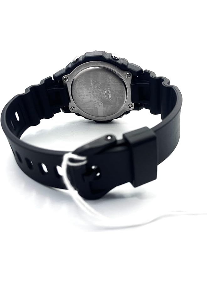 CASIO - Men Watch Ws 1600H 1Avdf Black Dial Black Band - Image 1