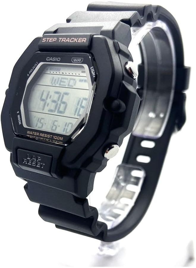 CASIO - Men Watch Ws 1600H 1Avdf Black Dial Black Band - Image 1