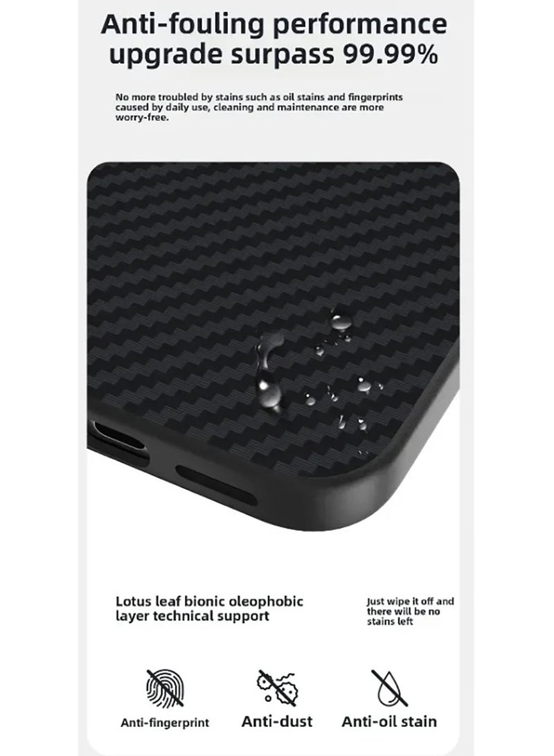 For iPhone 17 Pro Case Carbon fiber pattern, 0.5mm Slim Fit for iPhone 17 Pro Carbon Fiber Thin Case - Image 5