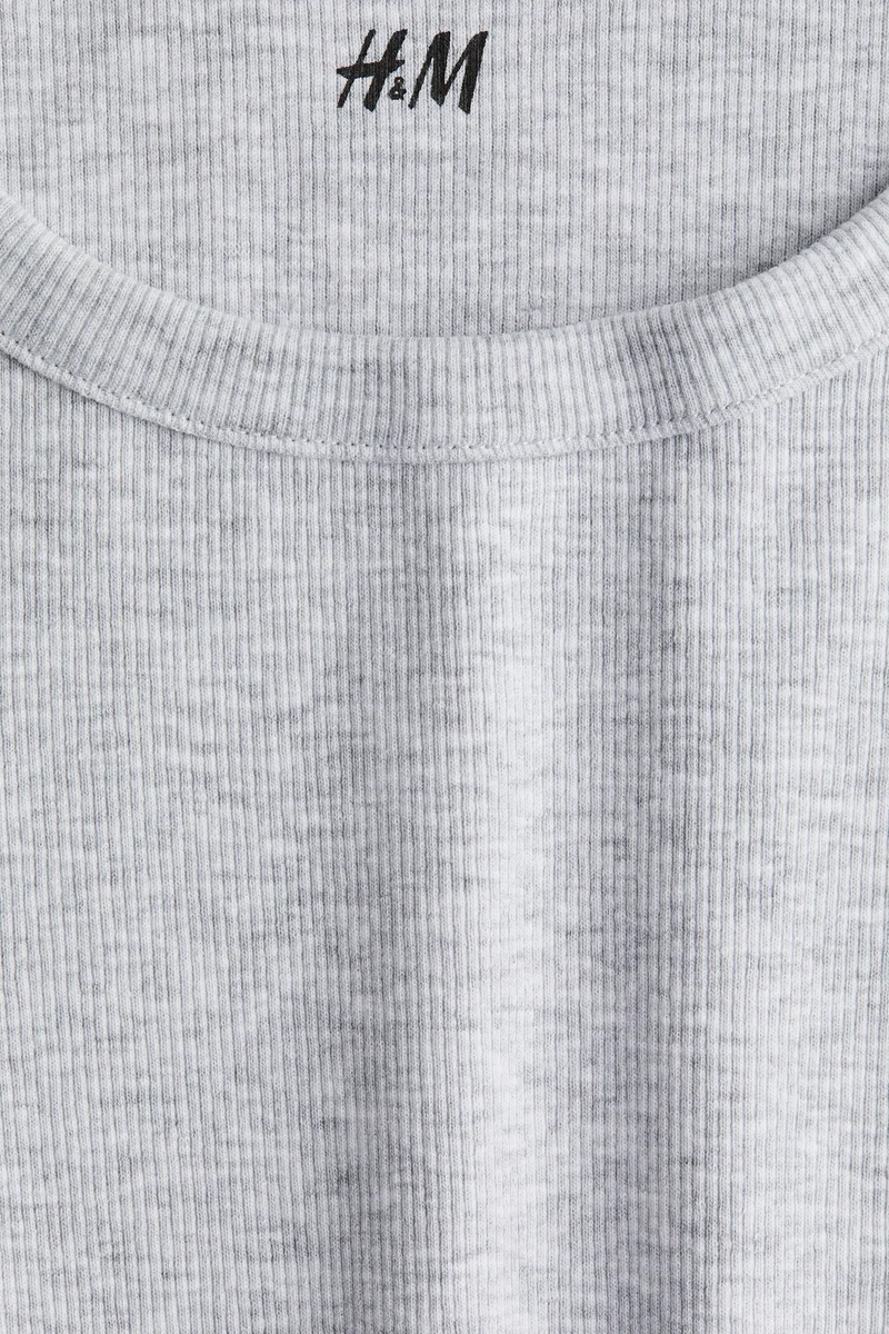 اتش اند ام فستان قطني بنسيج مضلع