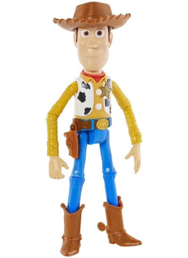Disney Pixar Woody Action Figure Posable Sheriff Character In Signature Look Collectible Toy 9.2 Inch  - Image 2