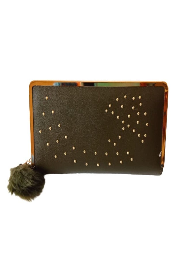 Women’s Handy Money Holder Purse, Ladies Wallet, Girls Designer Clutches, Coin Save (Light Brown)