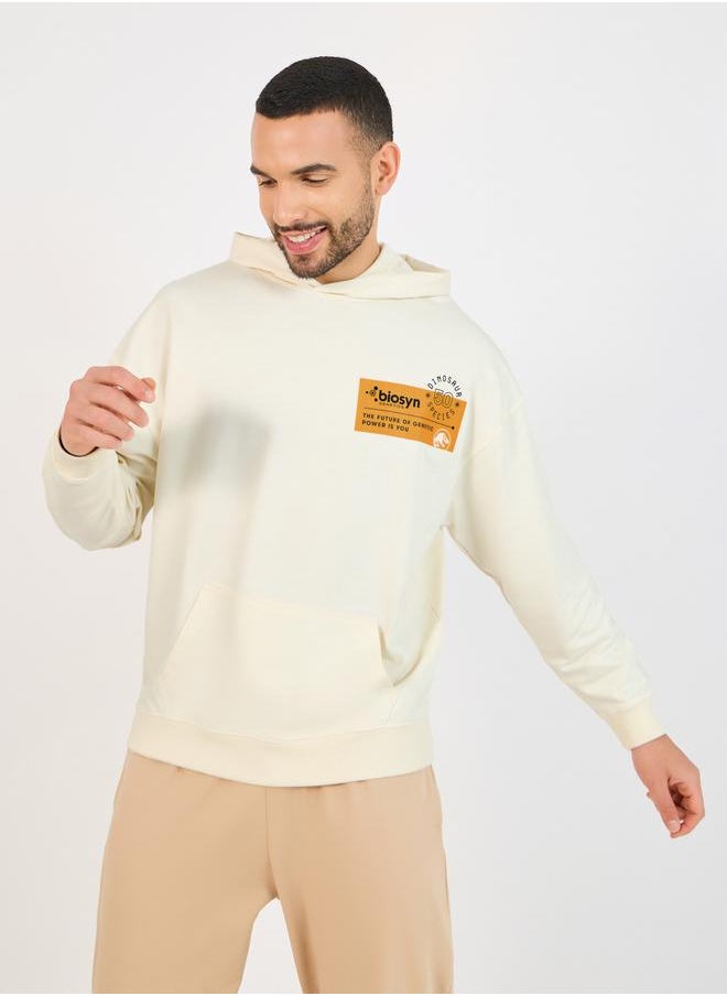Styli - Jurassic Park Character Print Oversized Hoodie - Image 1