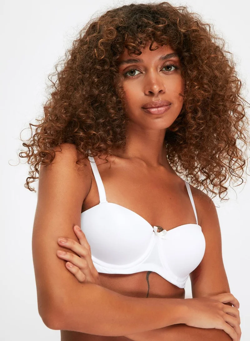trendyol Knitted Balconette Bra