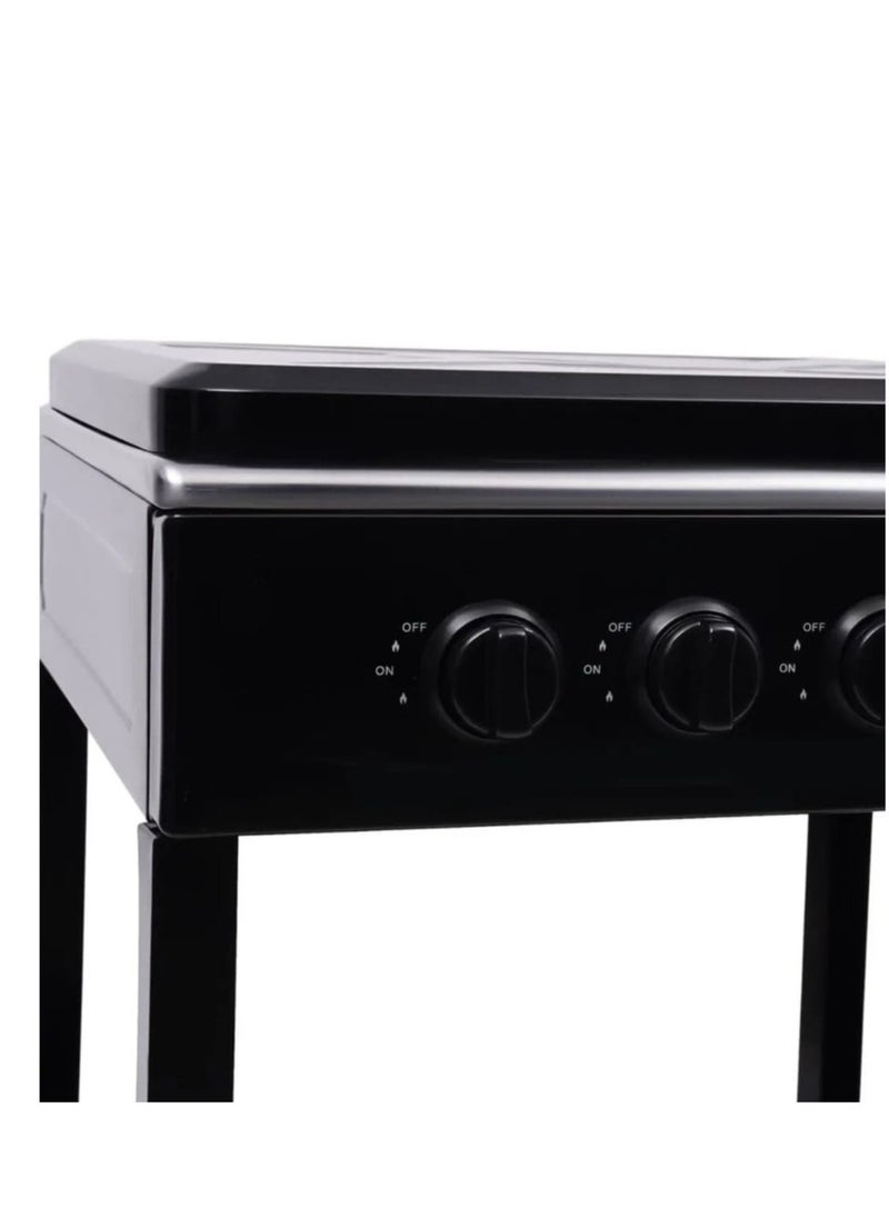 REFURA Four burner stainless steel gas stove ideal for home and camping use  - Image 2